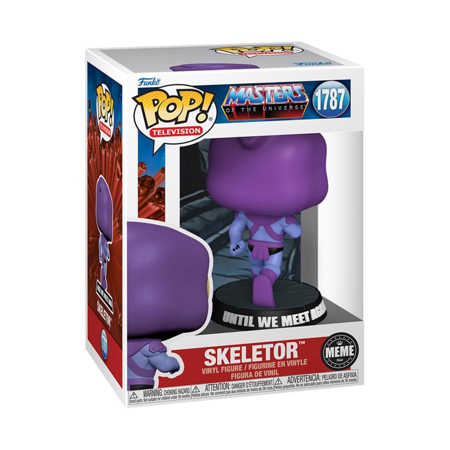 POP Television Meme Skeletor Running Away Vinyl Figure
