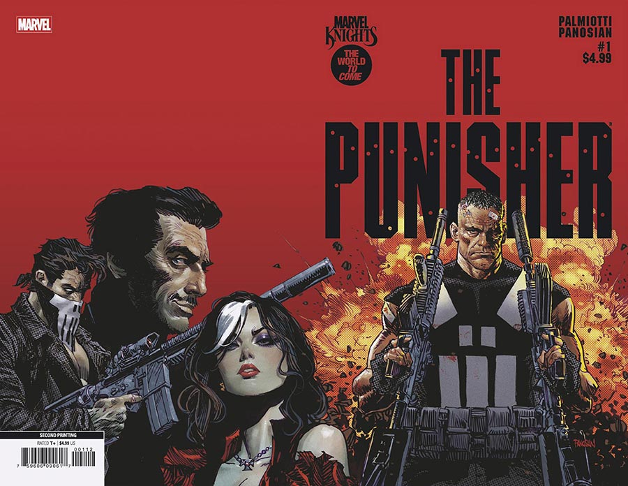 Marvel Knights Punisher #1 Cover F 2nd Ptg Dan Panosian Variant Cover