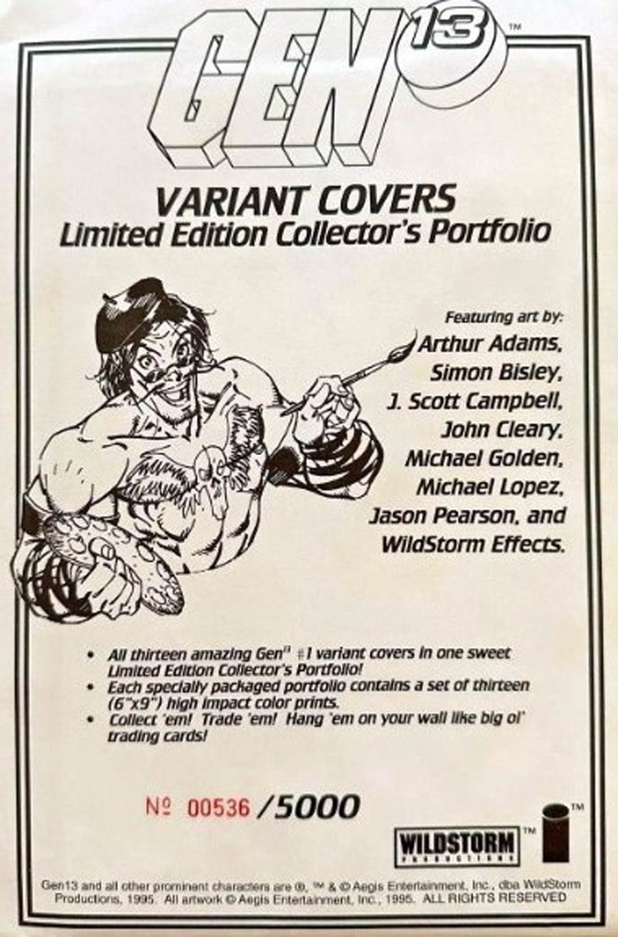 Gen 13 Variant Covers Collectors Portfolio 
