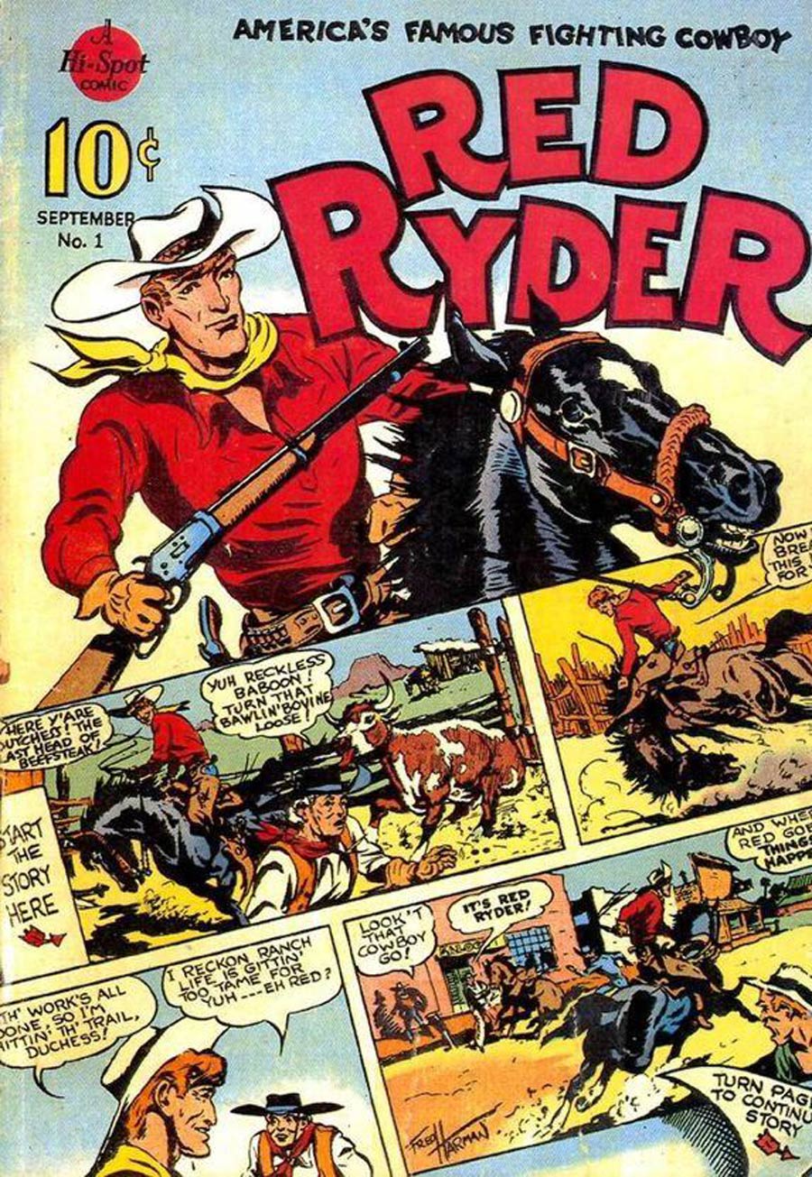 Red Ryder Comics #1 Cover B 1989 Reprint