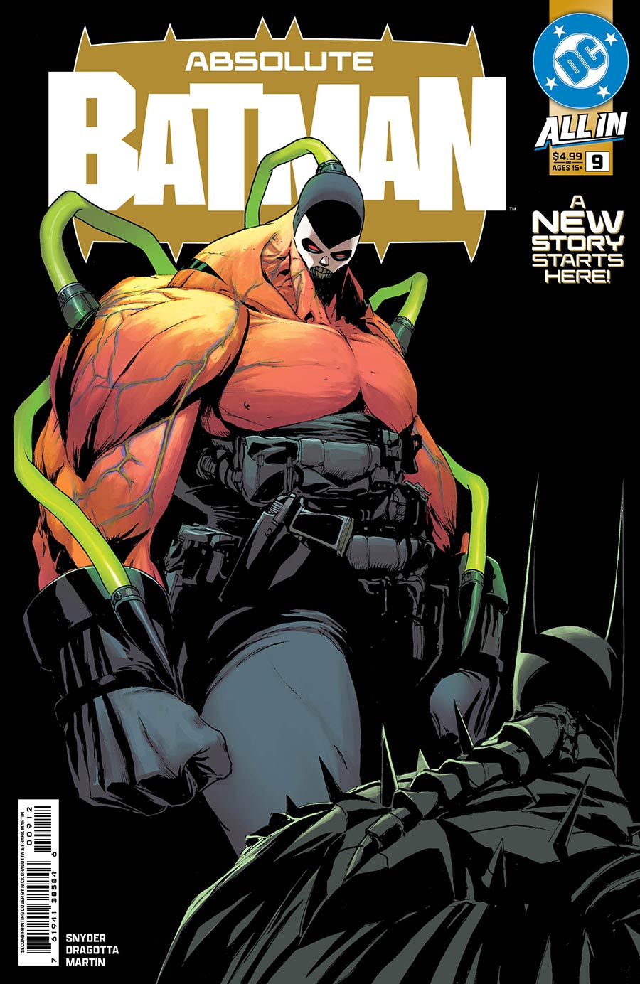 Absolute Batman #9 Cover M 2nd Ptg Nick Dragotta Logo Color Variant Cover (DC All In)
