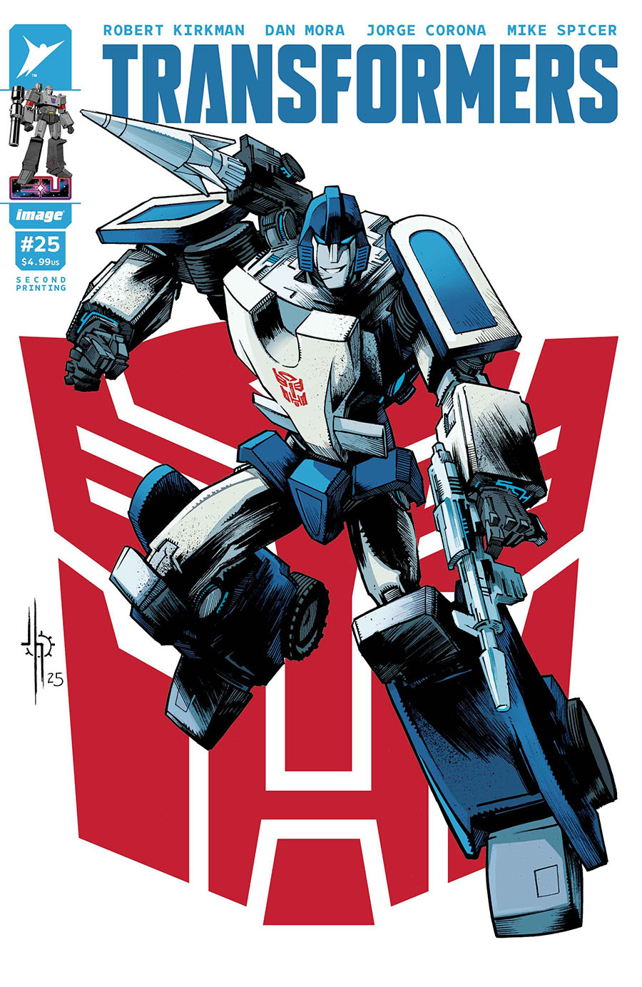Transformers Vol 5 #25 Cover L 2nd Ptg A Jason Howard Autobot Mirage Variant Cover