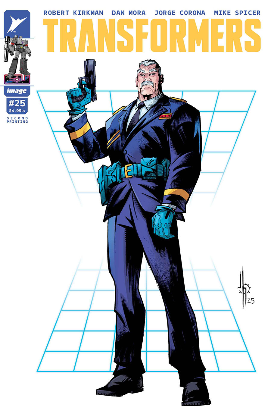 Transformers Vol 5 #25 Cover O 2nd Ptg D Jason Howard Miles Mayhem Variant Cover