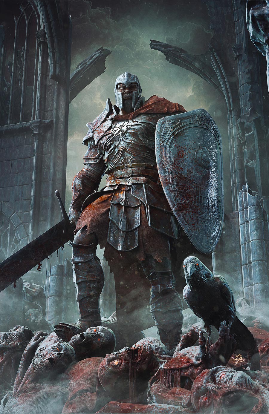Dark Souls Mother Of Mourning #1 Cover G Variant Bjorn Barends Virgin Cover