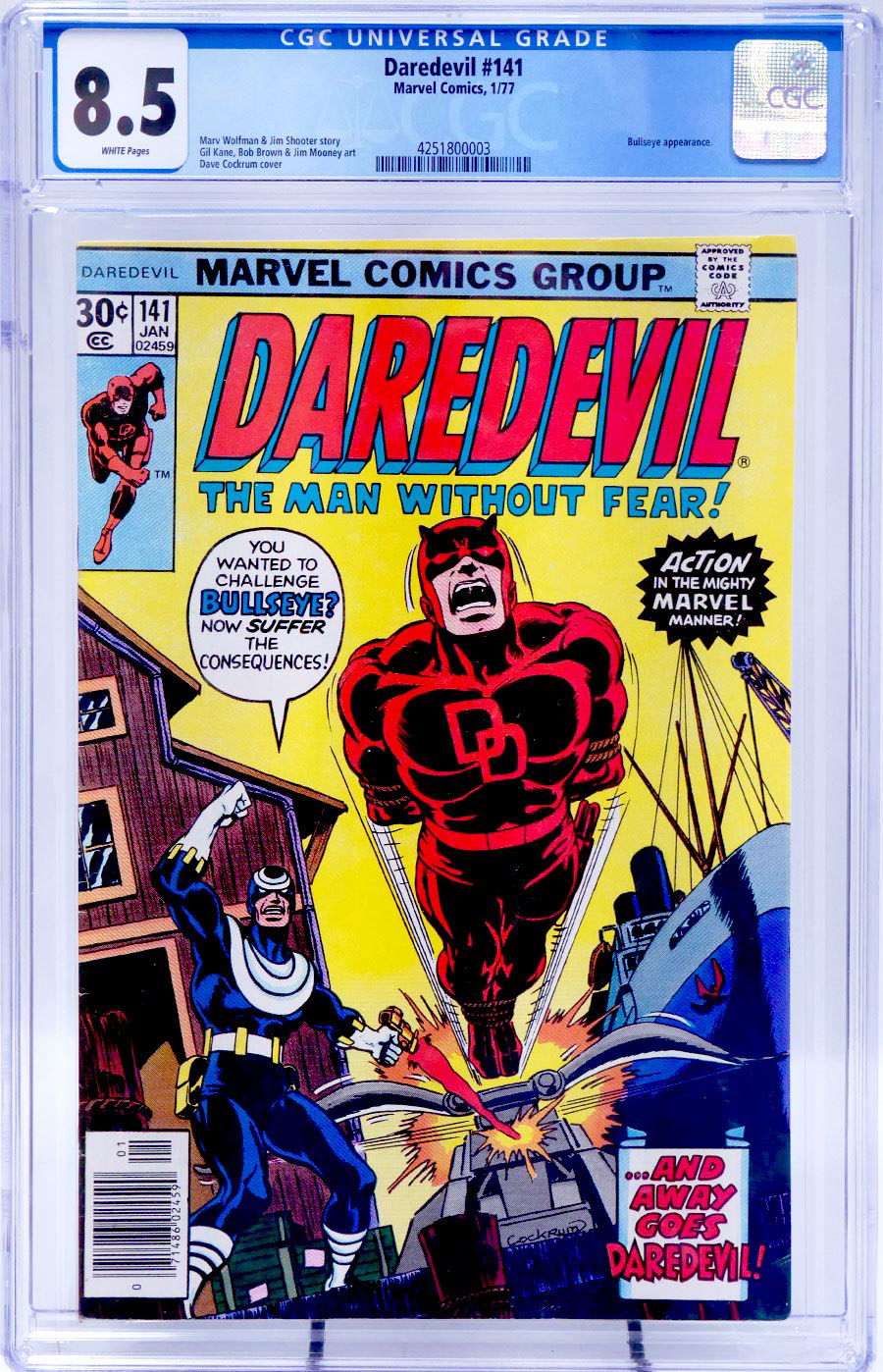 Daredevil #141 Cover B CGC 8.5