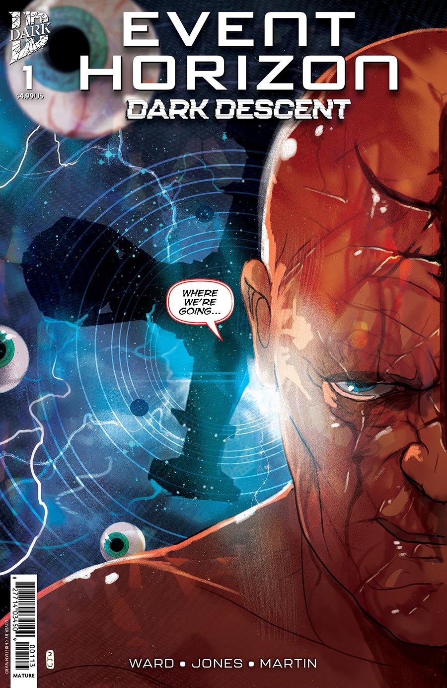 Event Horizon Dark Descent #1 Cover H 3rd Ptg Christian Ward Variant Cover