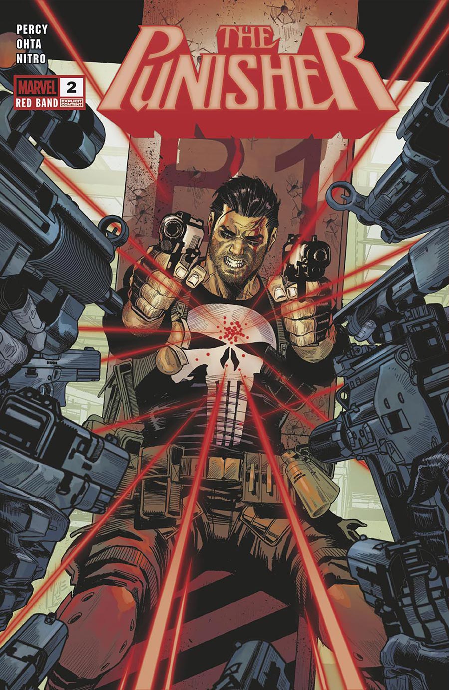 Punisher Red Band #2 Cover F 2nd Ptg Marco Checchetto Variant Cover With Polybag