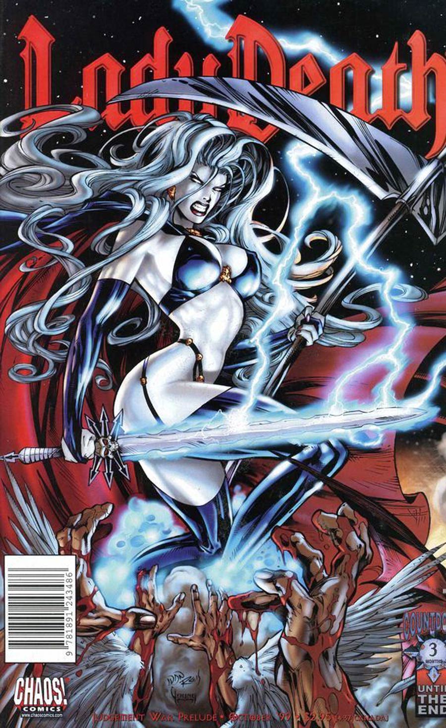 Lady Death Judgement War Prelude Cvr D Signed by Brian Pulido (W/o CoA)