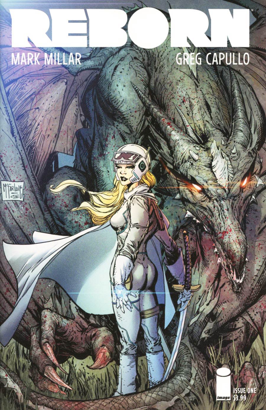 Reborn #1 Cover Q Incentive Todd McFarlane Retailer Variant Cover Signed by Greg Capullo (W/o CoA)