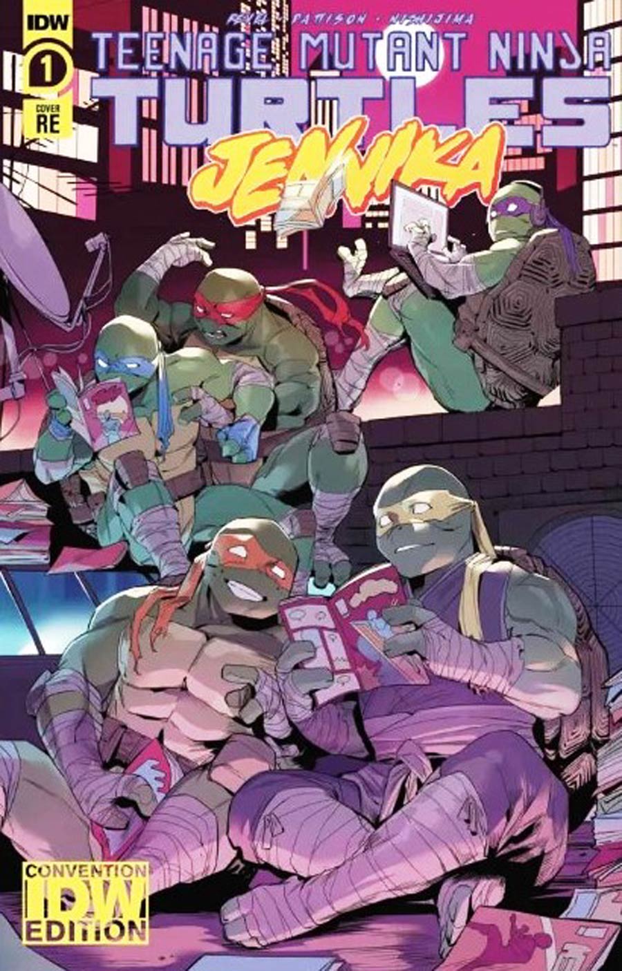 Teenage Mutant Ninja Turtles Jennika #1 Cover D San Diego Comic Con Exclusive Cover
