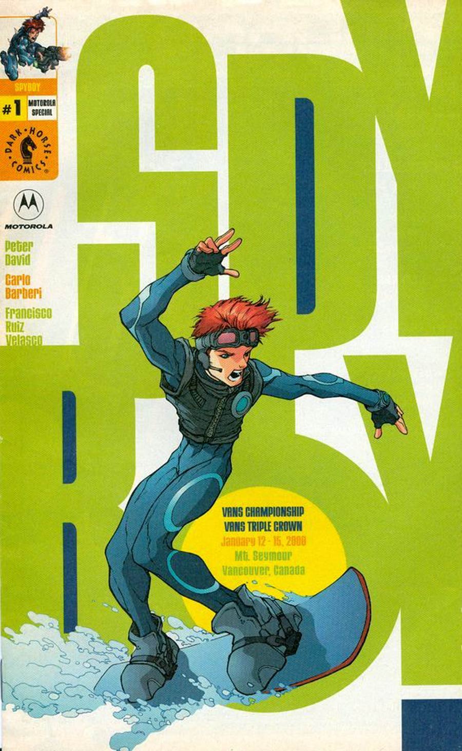 Spyboy #1 Cover B Motorola Special 