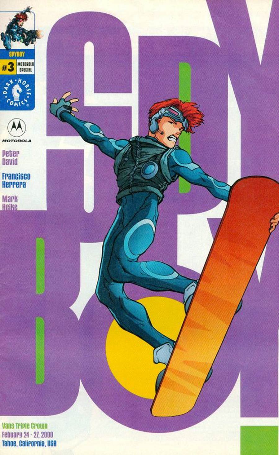 Spyboy #3 Cover B Motorola Special 