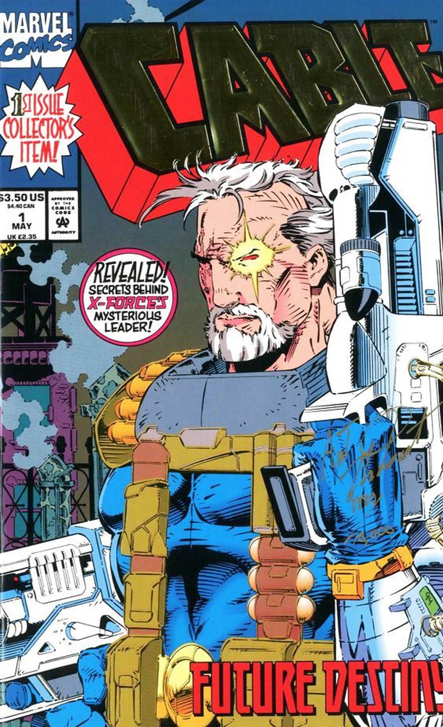 Cable #1 Cover C Signed by Art Thibert (W/o CoA)