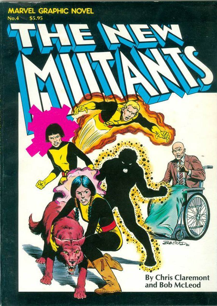 Marvel Graphic Novel #4 New Mutants Cover G Canadian Variant 