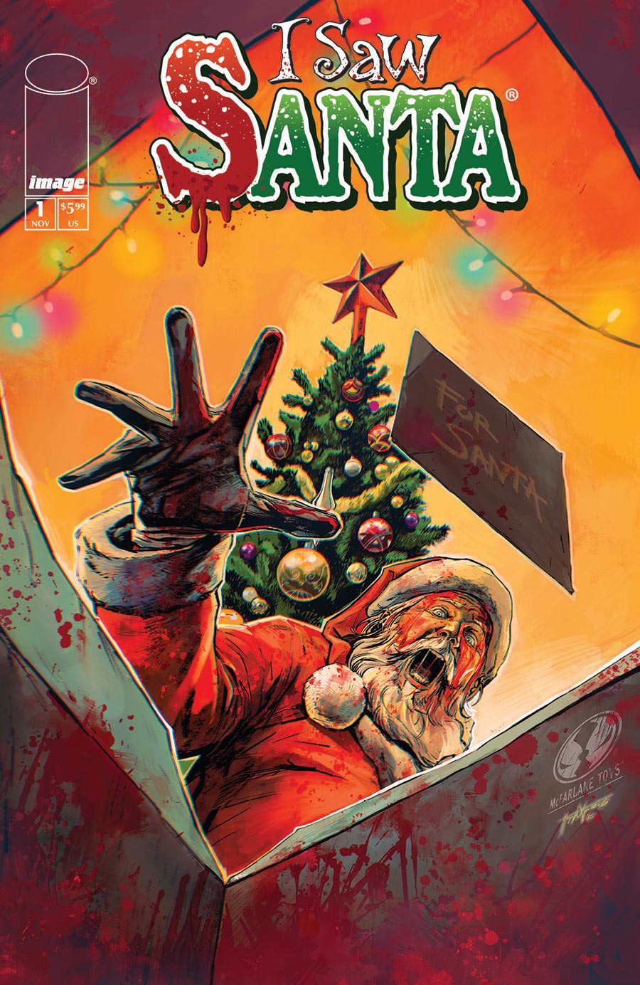 I Saw Santa A Spawn Universe Christmas Story #1 Cover C Variant Todor Hristov Cover