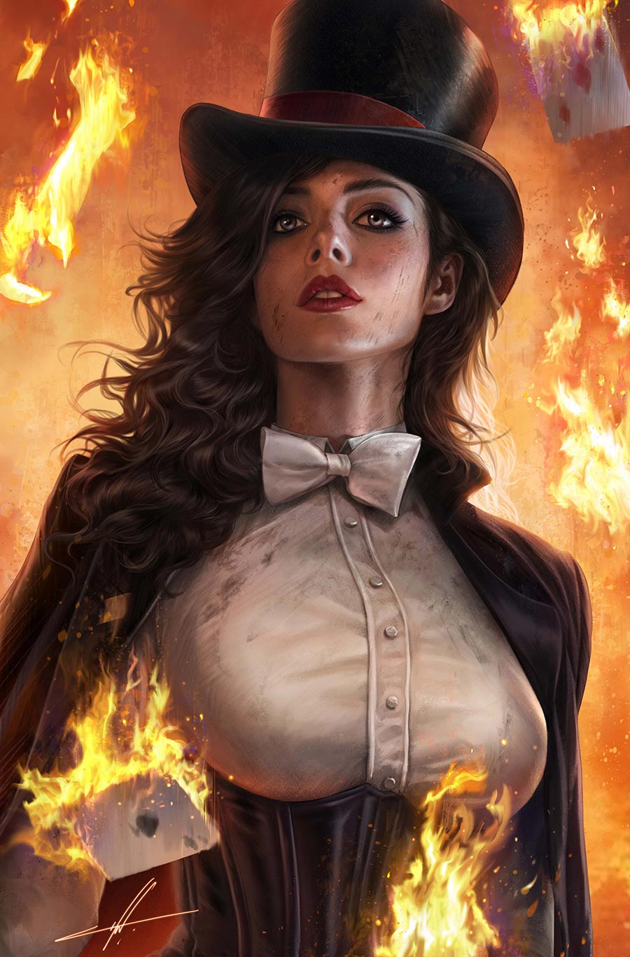 DC K.O. #3 Cover D Variant Carla Cohen Card Stock Cover (DC All In)