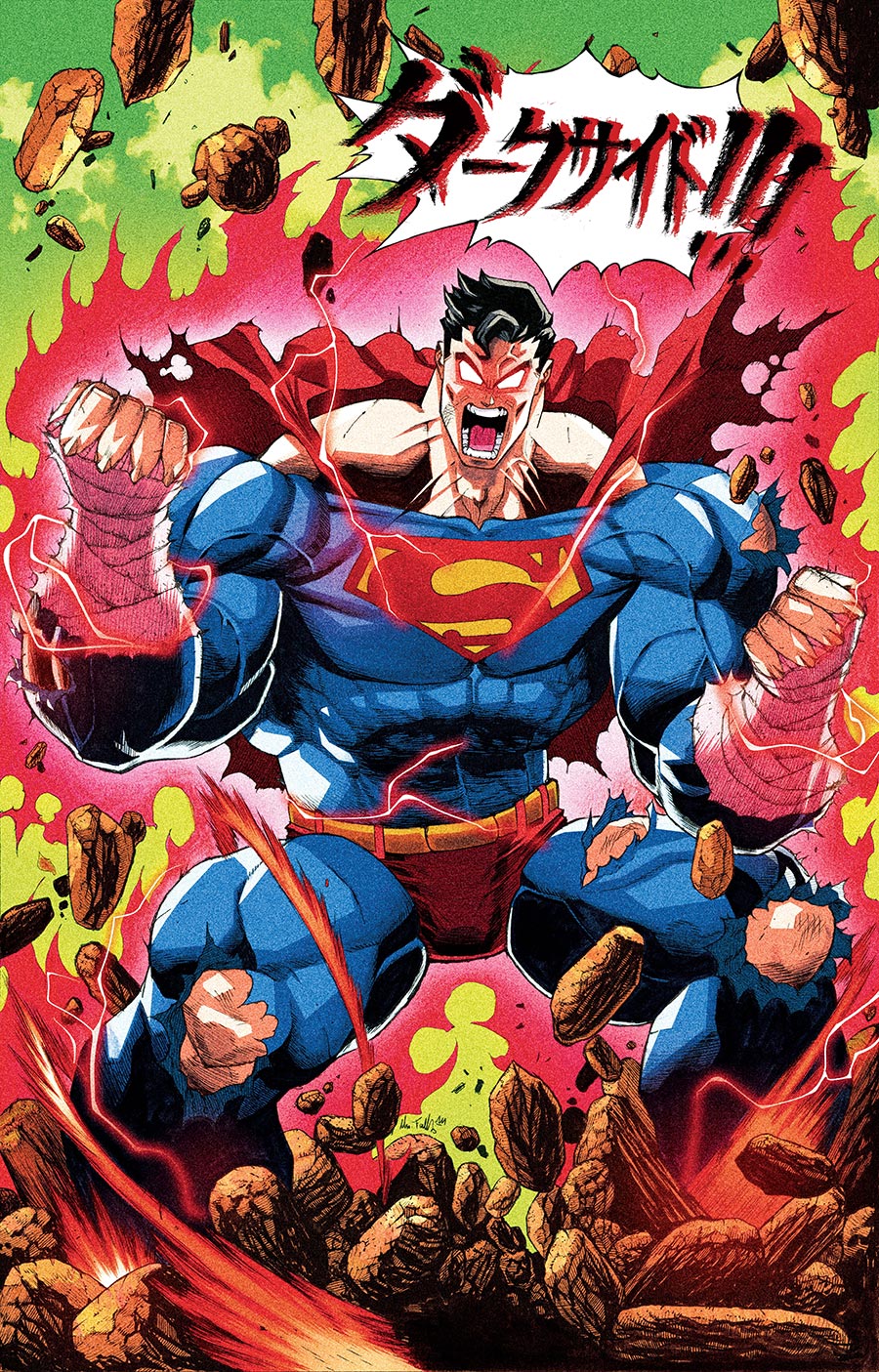 Superman Vol 7 #34 Cover E Variant Mario Foccillo Card Stock Cover (DC All In)(DC K.O. Tie-In)