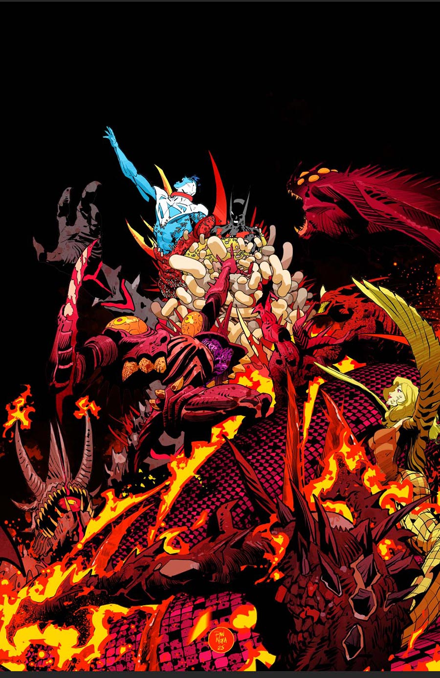 Justice League Unlimited #15 Cover A Regular Dan Mora Cover (DC All In)(DC K.O. Tie-In)