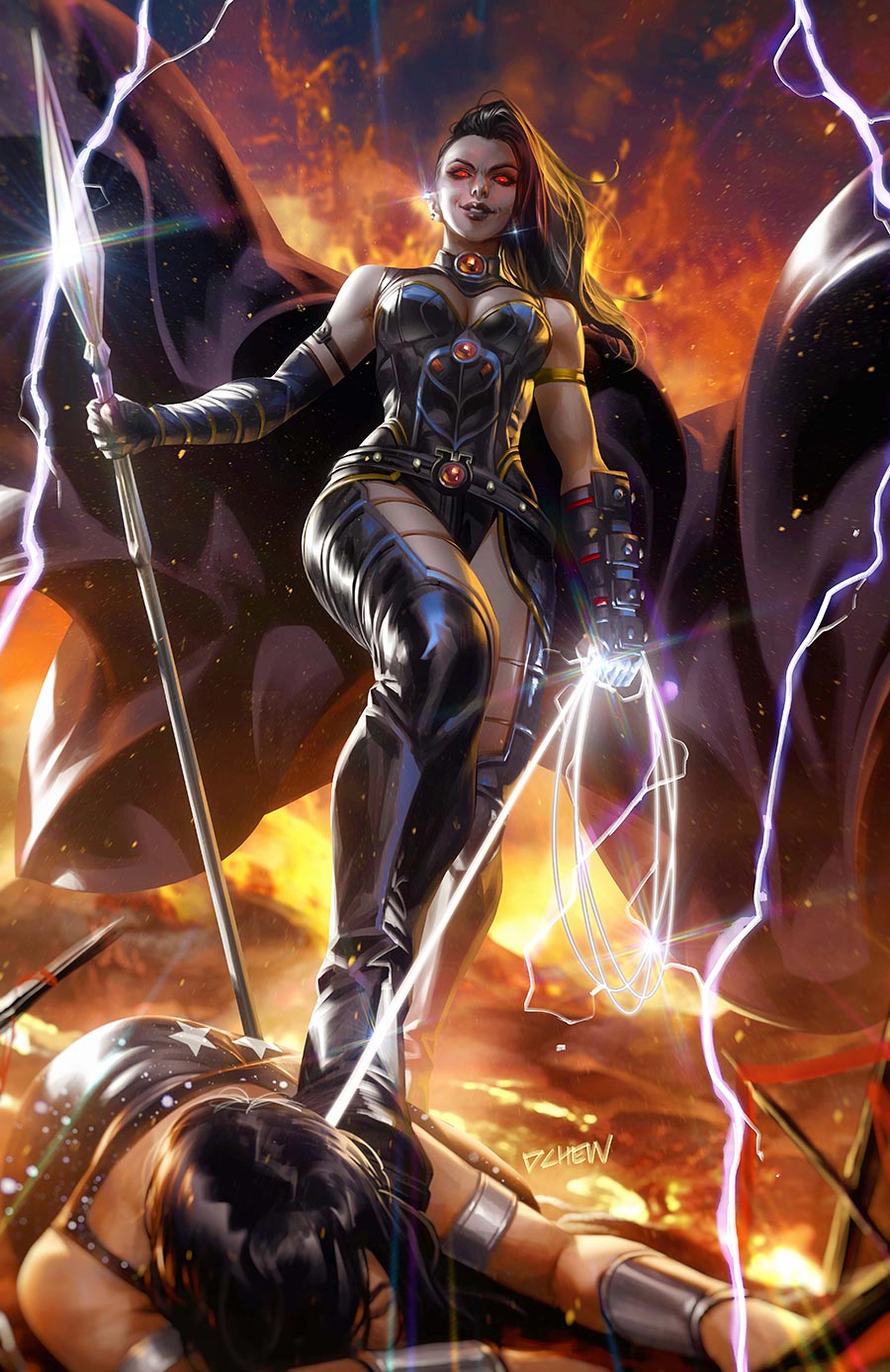 Titans Vol 4 #31 Cover C Variant Derrick Chew Card Stock Cover (DC All In)(DC K.O. Tie-In)