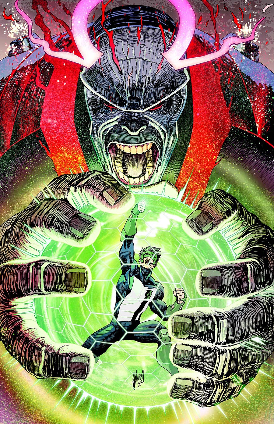 DC K.O. Green Lantern Galactic Slam #1 (One Shot) Cover B Variant Guillem March Card Stock Cover (DC All In)