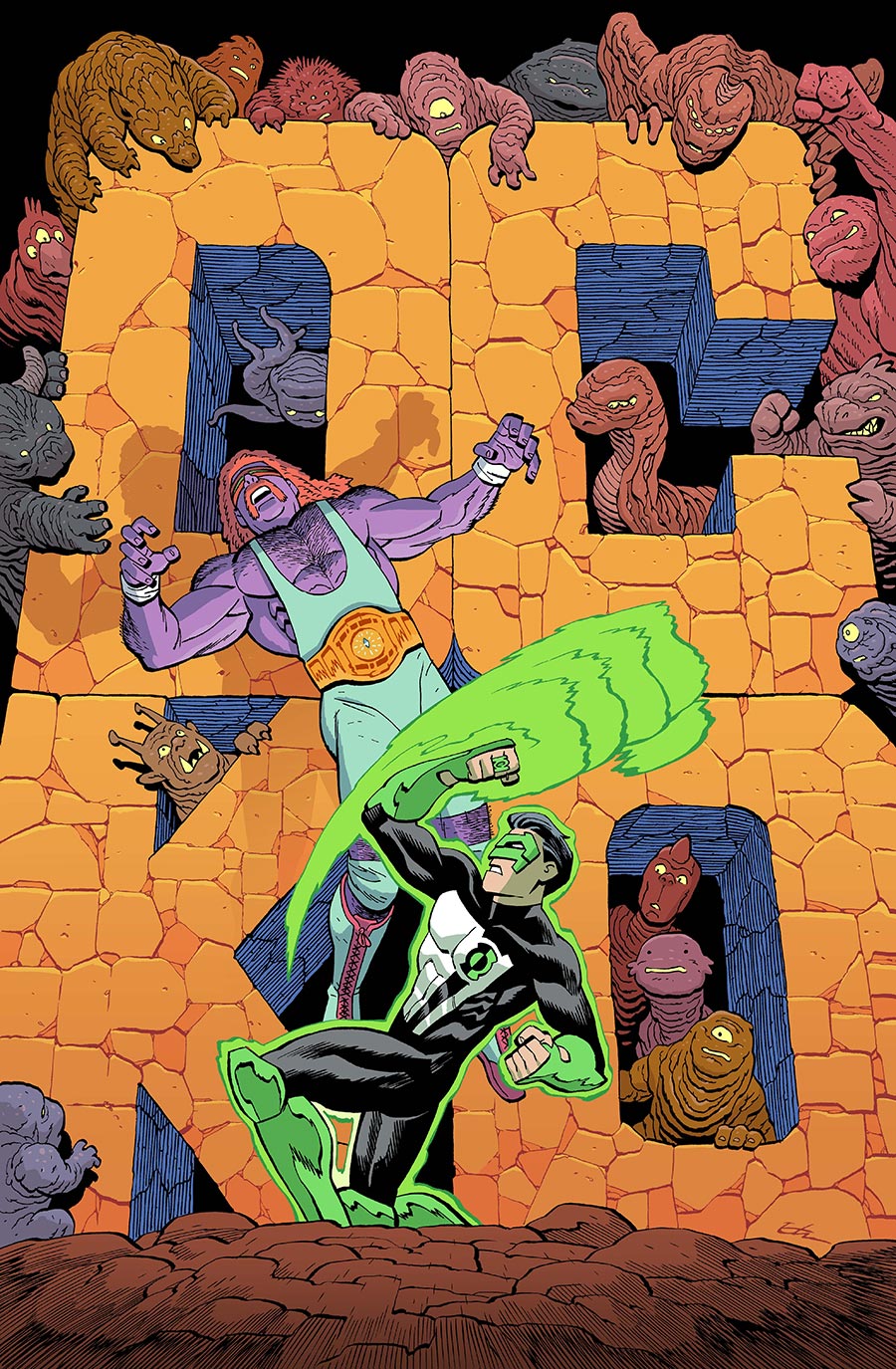 DC K.O. Green Lantern Galactic Slam #1 (One Shot) Cover C Variant Ethan Young Card Stock Cover (DC All In)