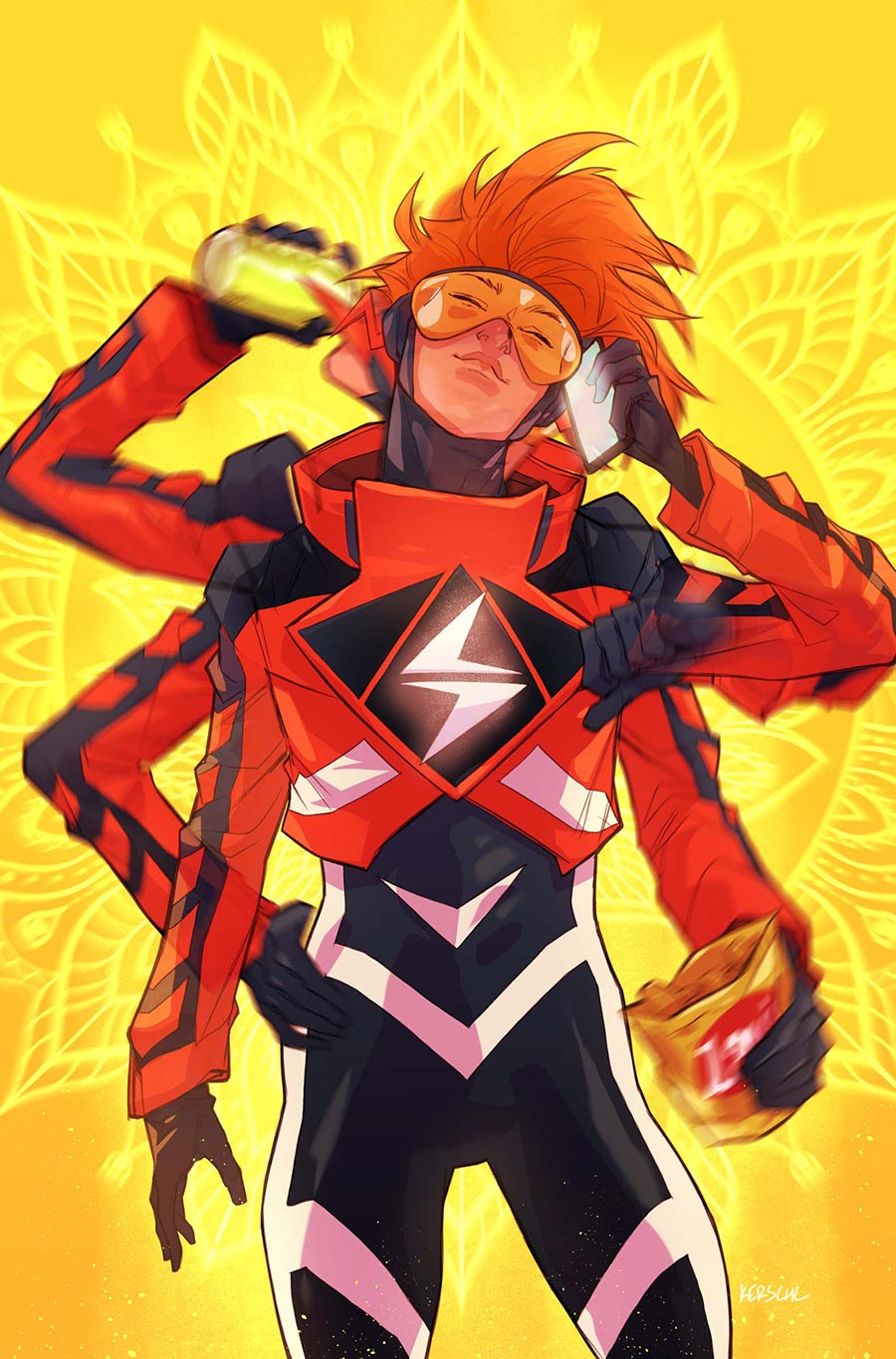 Absolute Flash #11 Cover D Variant Karl Kerschl Card Stock Cover (DC All In)