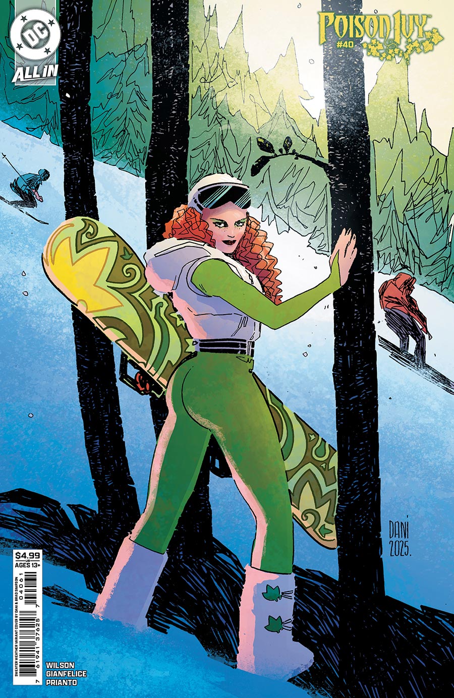 Poison Ivy #40 Cover F Variant DANI Sweater Weather Card Stock Cover (DC All In) (Limit 1 Per Customer)