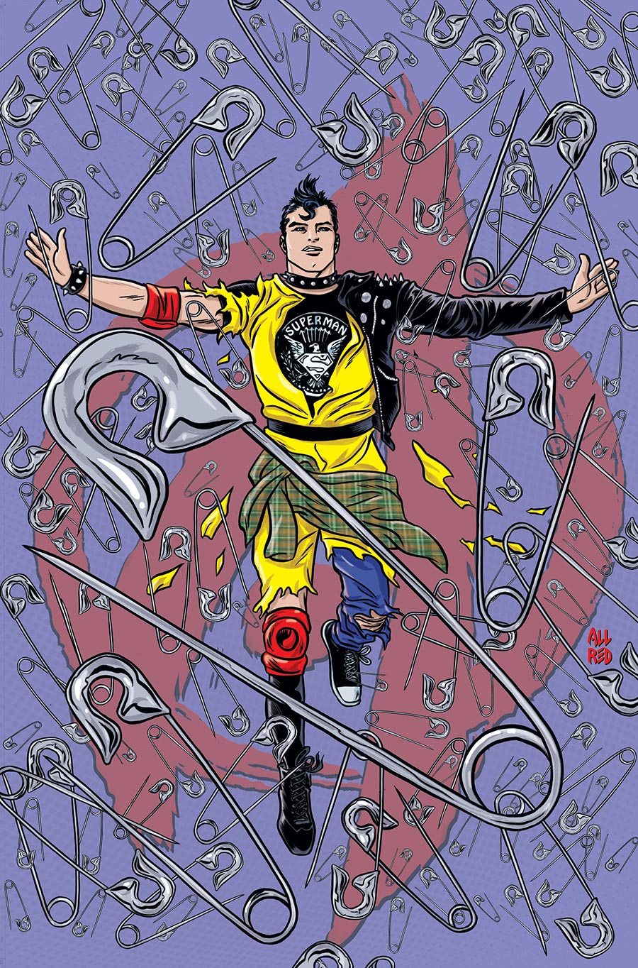 Superman Unlimited #9 Cover F Variant Michael Allred Punk Rock Card Stock Cover (DC All In)