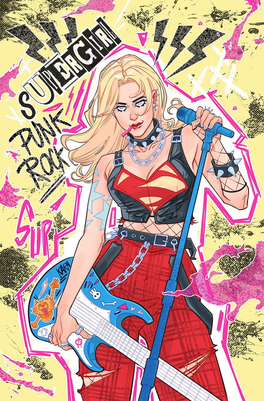 Supergirl Vol 8 #9 Cover F Variant Marguerite Sauvage Punk Rock Card Stock Cover (DC All In)