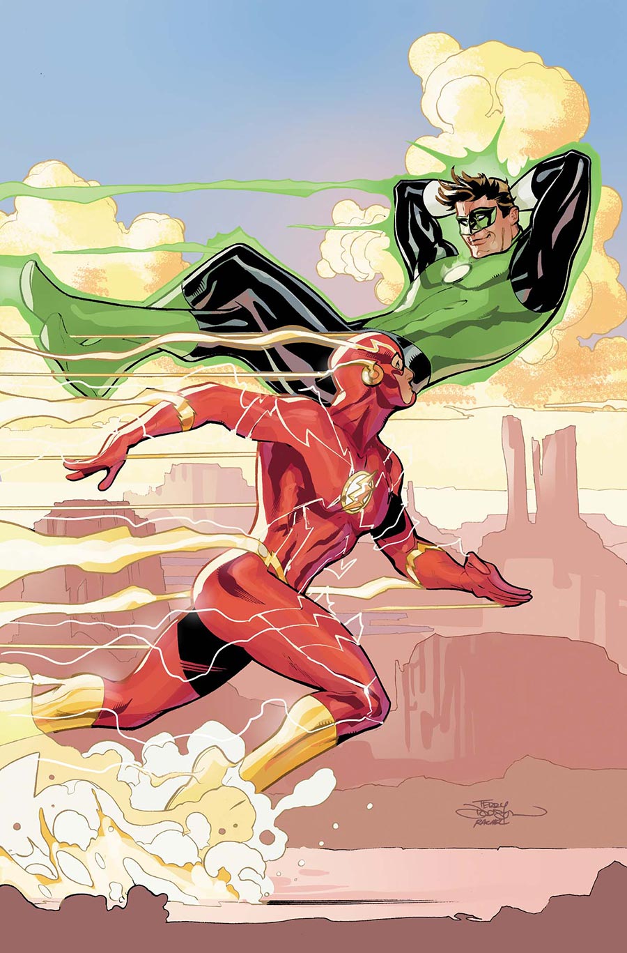 Green Lantern Vol 8 #31 Cover B Variant Terry Dodson & Rachel Dodson Card Stock Cover (DC All In)