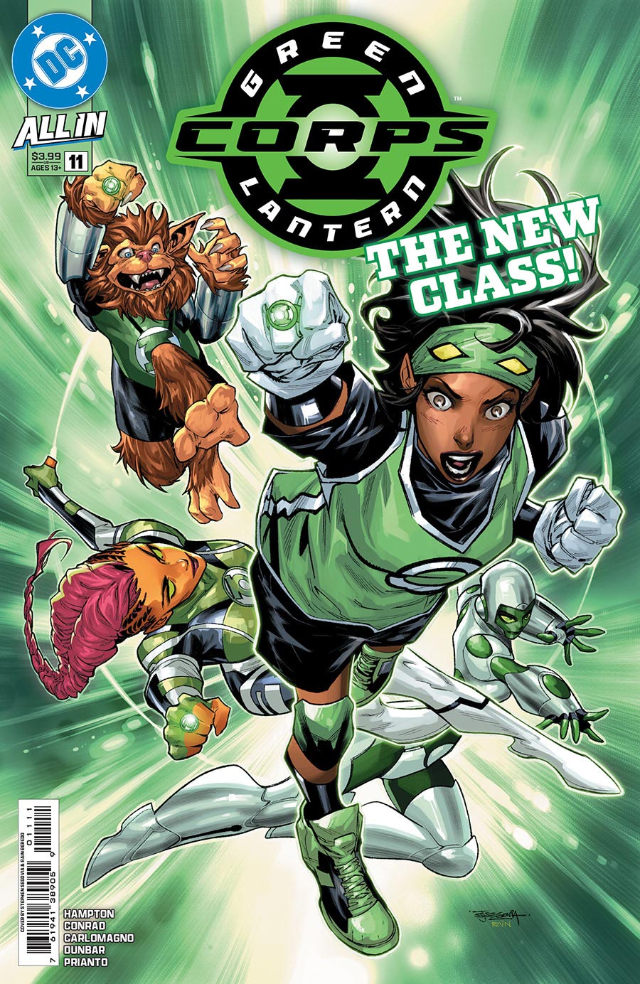 Green Lantern Corps Vol 4 #12 Cover A Regular Fernando Pasarin & Oclair Albert Cover (DC All In)