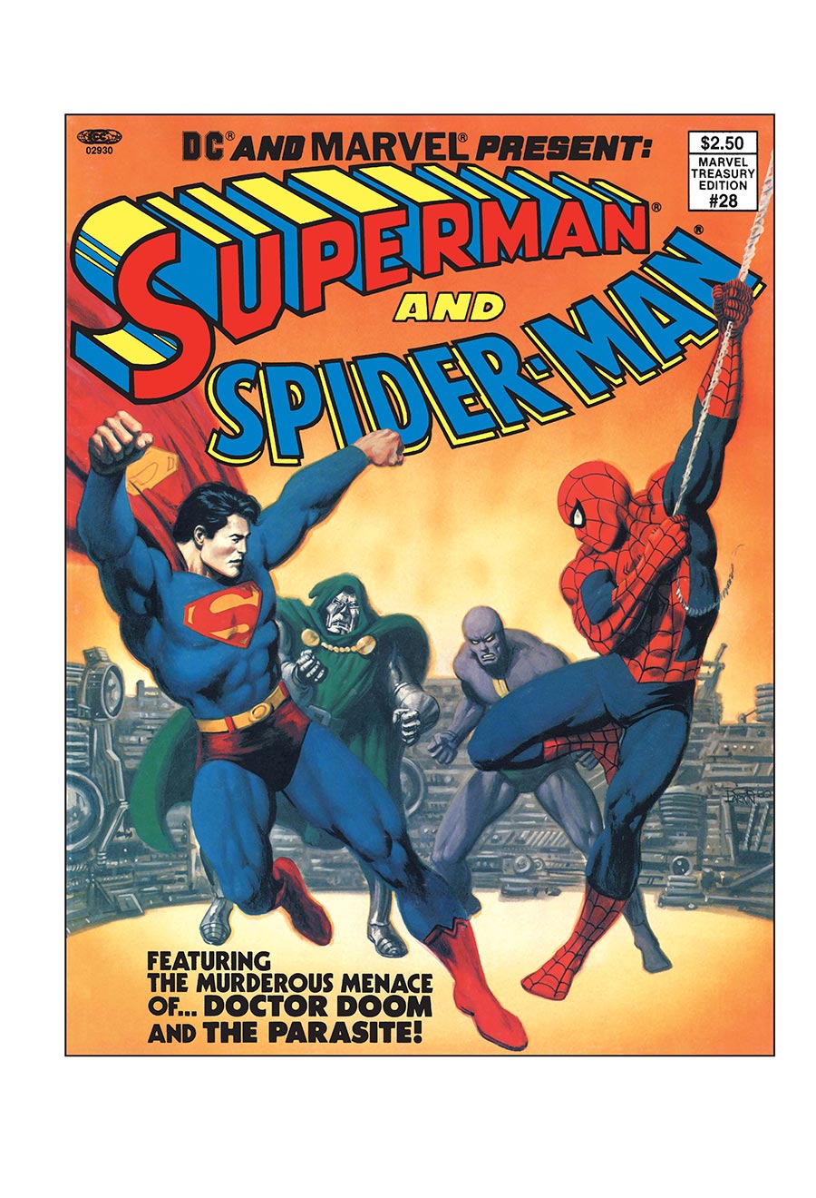 Marvel Treasury Edition #28 DC And Marvel Present Superman And Spider-Man Facsimile Edition Cover A Regular John Romita Sr & Bob Larkin Cover