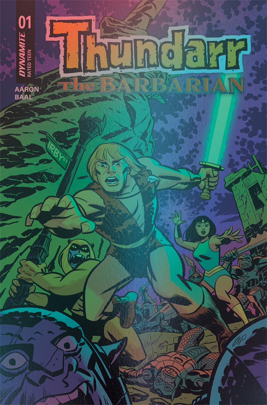 Thundarr The Barbarian #1 Cover F Variant Michael Cho Foil Cover