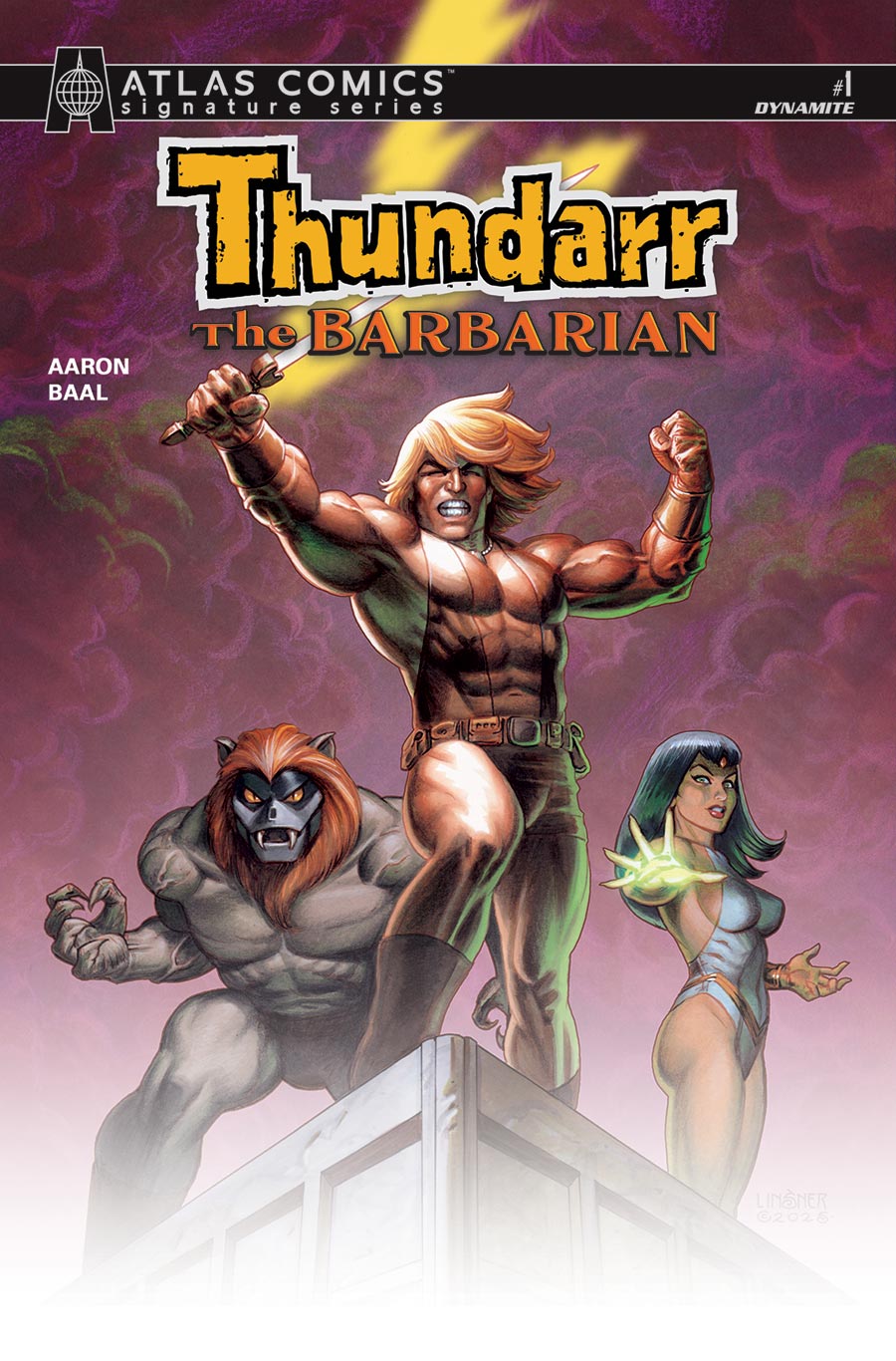 Thundarr The Barbarian #1 Cover H Atlas Signature Edition Signed By Joseph Michael Linsner