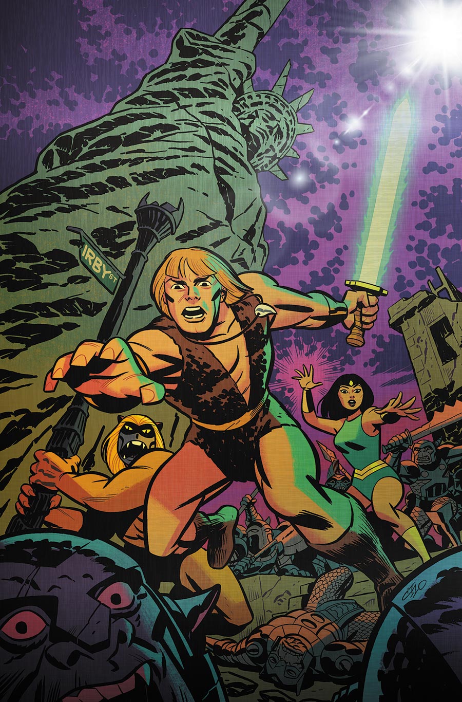 Thundarr The Barbarian #1 Cover J Dynamite Metal Premium Michael Cho Virgin Cover