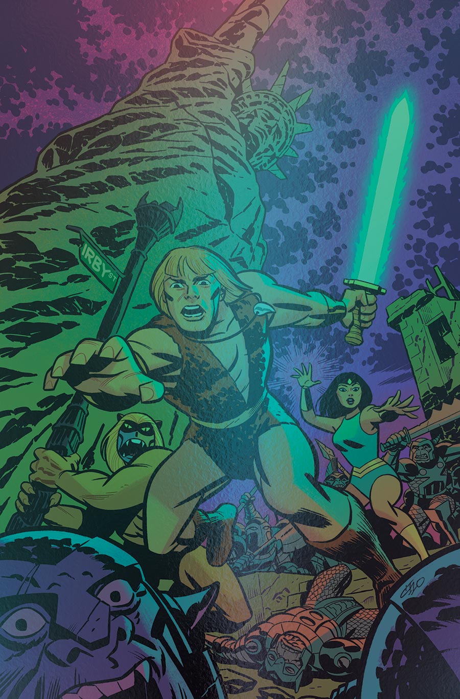 Thundarr The Barbarian #1 Cover L Incentive Michael Cho Foil Virgin Cover