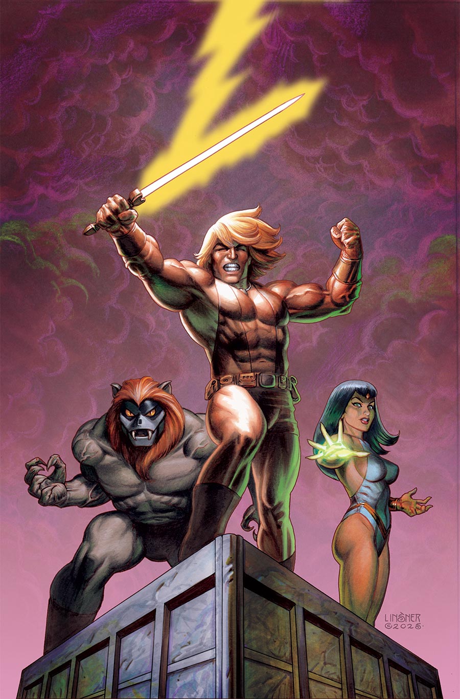 Thundarr The Barbarian #1 Cover O Incentive Joseph Michael Linsner Virgin Cover