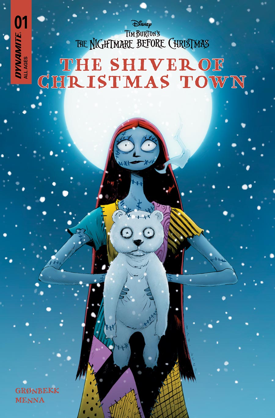 Disney Tim Burtons The Nightmare Before Christmas The Shiver Of Christmas Town #1 Cover A Regular Jae Lee & June Chung Cover