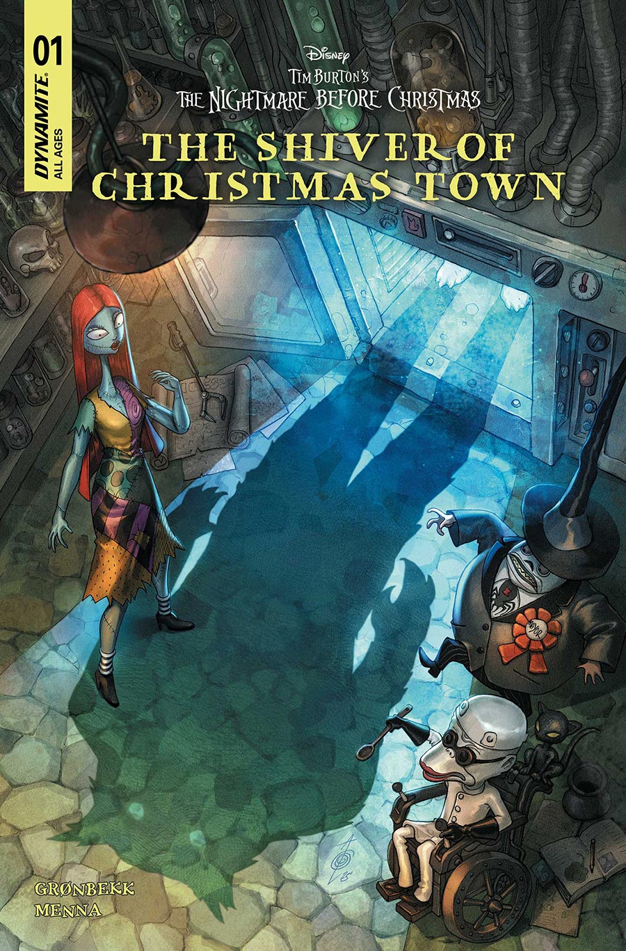 Disney Tim Burtons The Nightmare Before Christmas The Shiver Of Christmas Town #1 Cover C Variant Alan Quah Cover