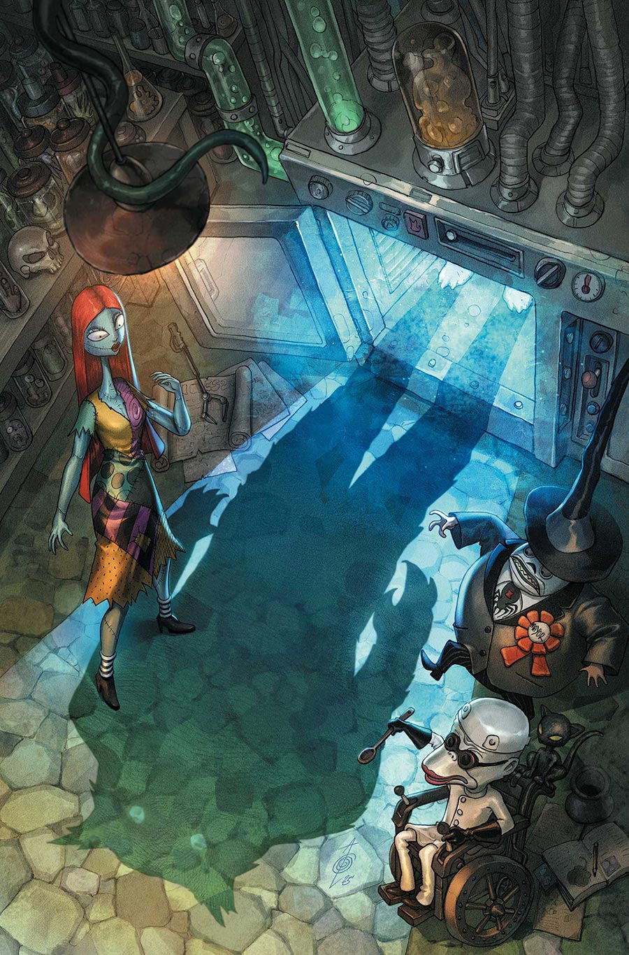 Disney Tim Burtons The Nightmare Before Christmas The Shiver Of Christmas Town #1 Cover H Incentive Alan Quah Virgin Cover