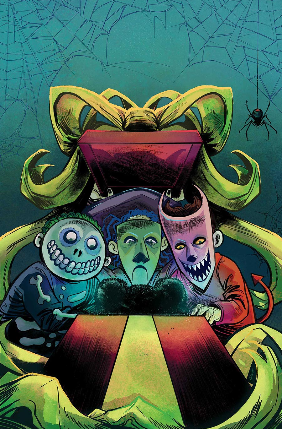 Disney Tim Burtons The Nightmare Before Christmas The Shiver Of Christmas Town #1 Cover I Incentive Soo Lee Virgin Cover