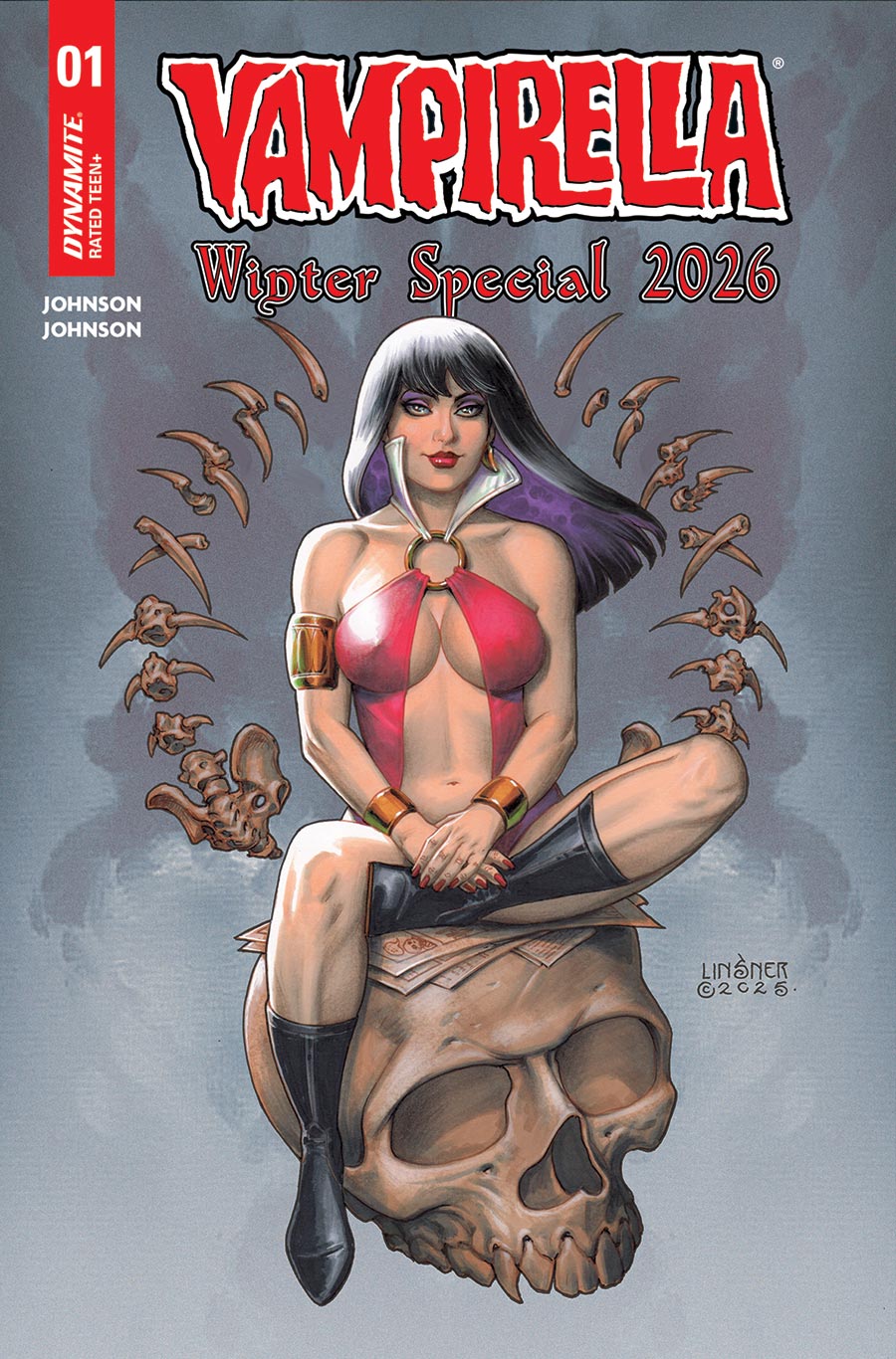 Vampirella Winter Special 2026 #1 (One Shot) Cover B Variant Joseph Michael Linsner Cover