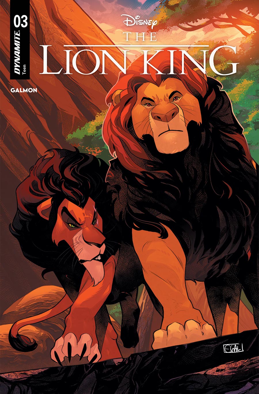 Lion King #3 Cover A Regular Edwin Galmon Cover