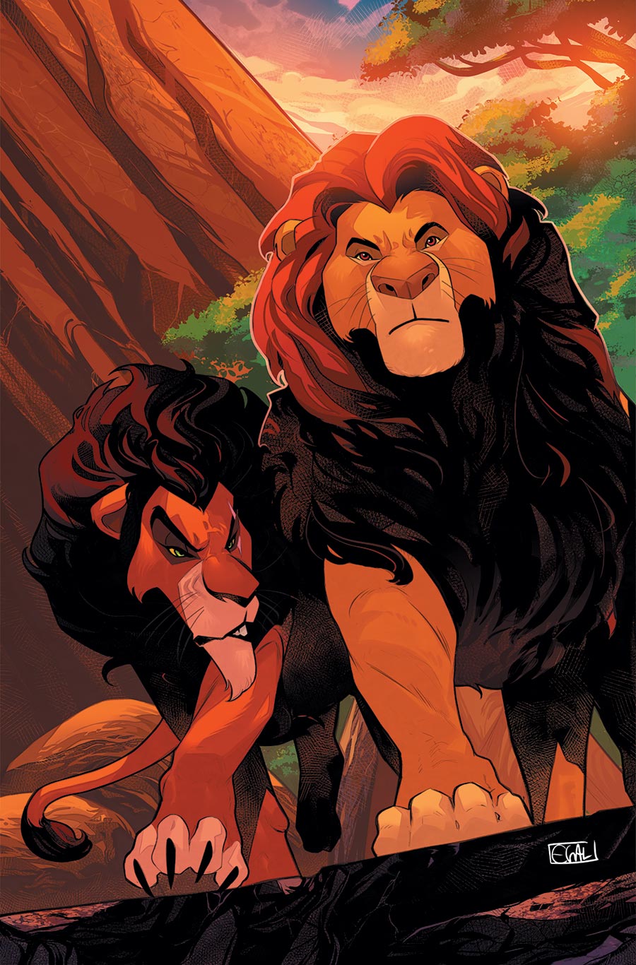 Lion King #3 Cover H Incentive Edwin Galmon Virgin Cover