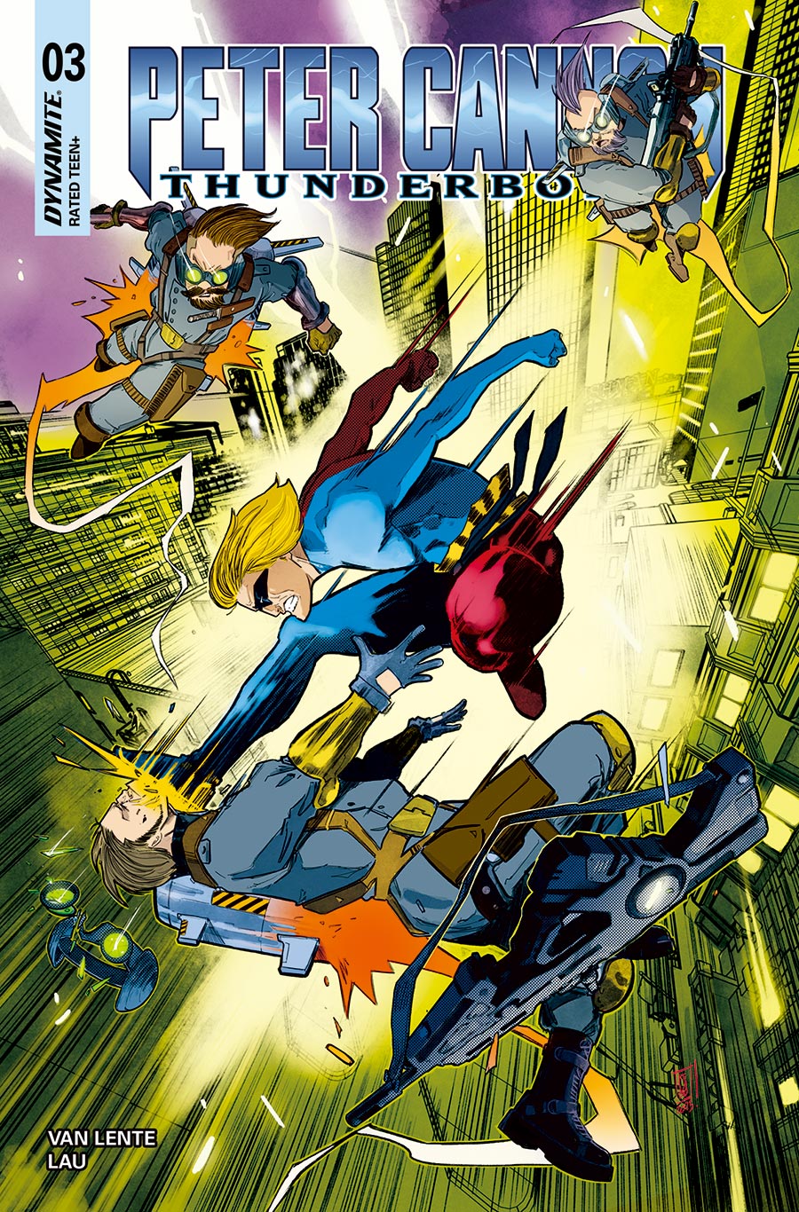 Peter Cannon Thunderbolt Vol 4 #3 Cover B Variant Emanuele Ercolani Cover