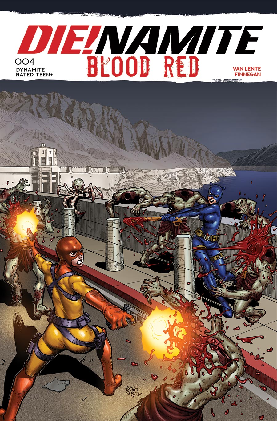 DieNamite Blood Red #4 Cover A Regular EJ Su Cover