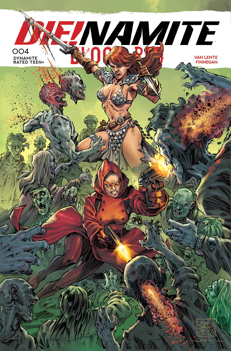 DieNamite Blood Red #4 Cover B Variant Roberto Meli Cover
