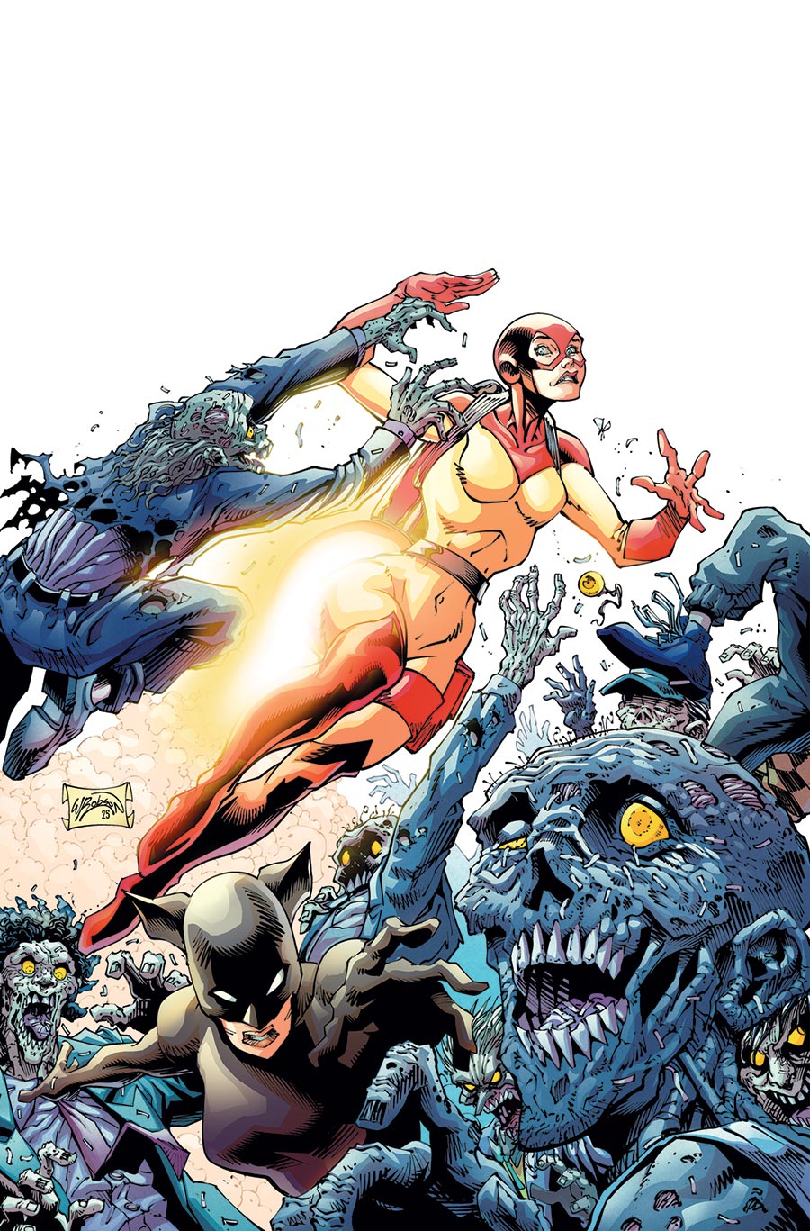 DieNamite Blood Red #4 Cover E Incentive Will Robson Virgin Cover