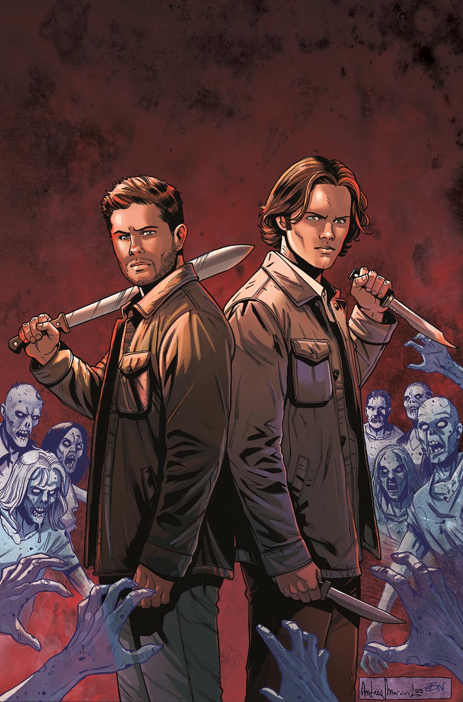 Supernatural Vol 2 #4 Cover J Incentive Andrea Broccardo Virgin Cover