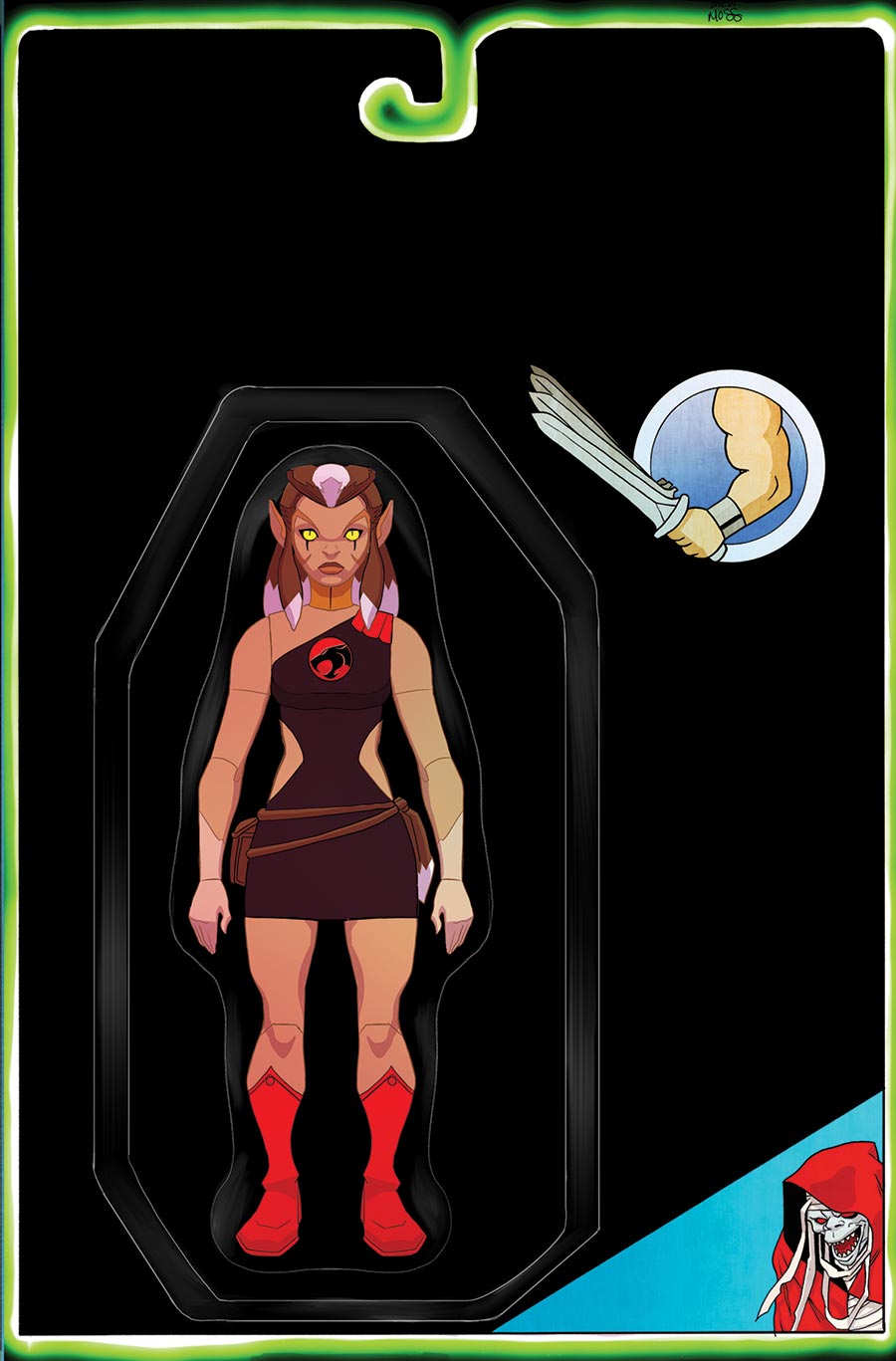 Thundercats Vol 3 #23 Cover G Incentive Drew Moss Action Figure Virgin Cover